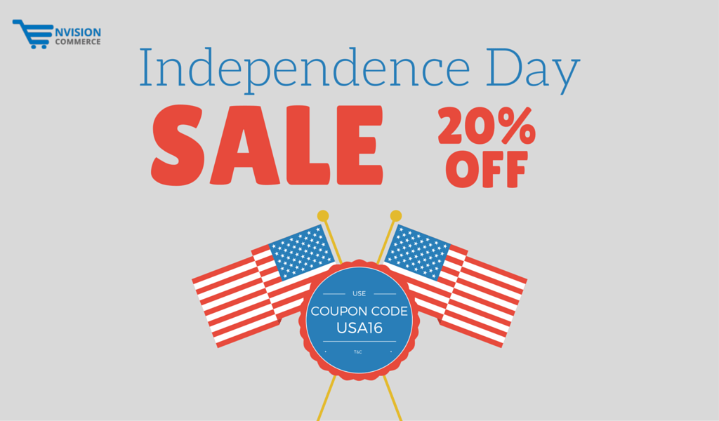 20% OFF Across the Store in Light of US Independence Day