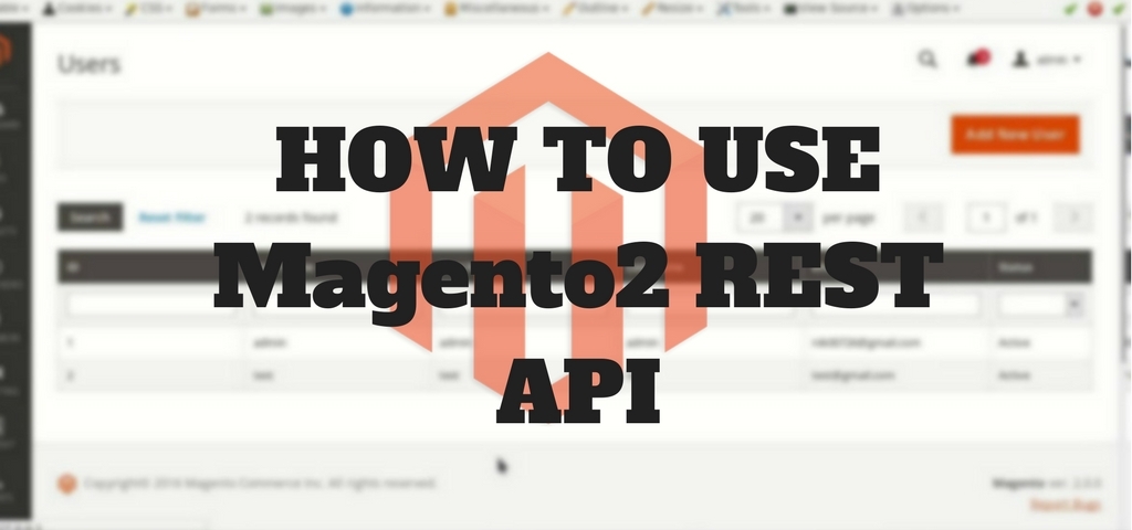 How to use Magento2 REST API
