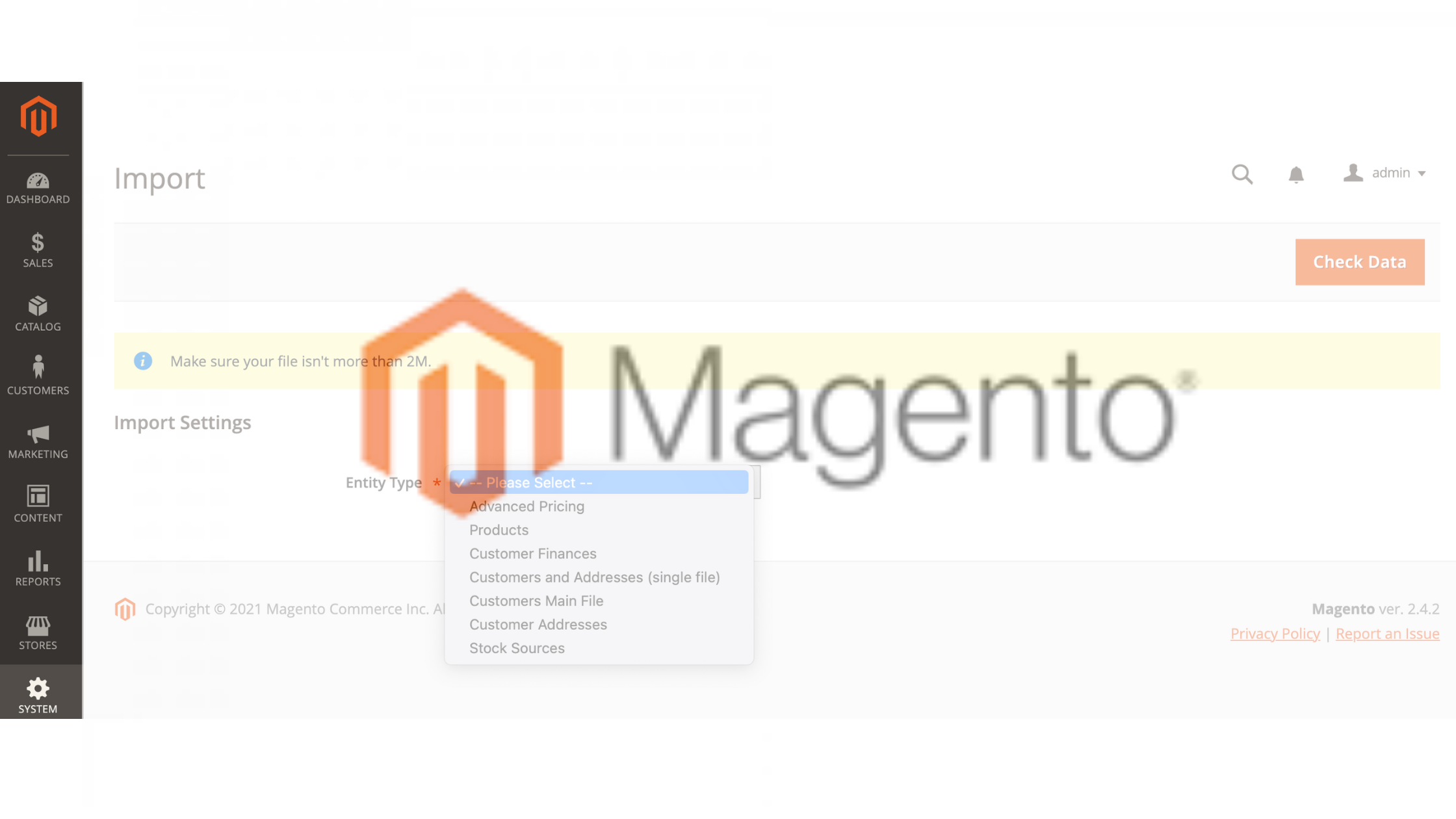 Import & Export Products CSV in Magento 2
