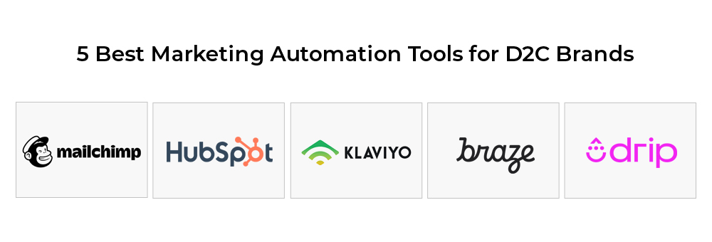 5 Best Marketing Automation Tools for D2C Brands