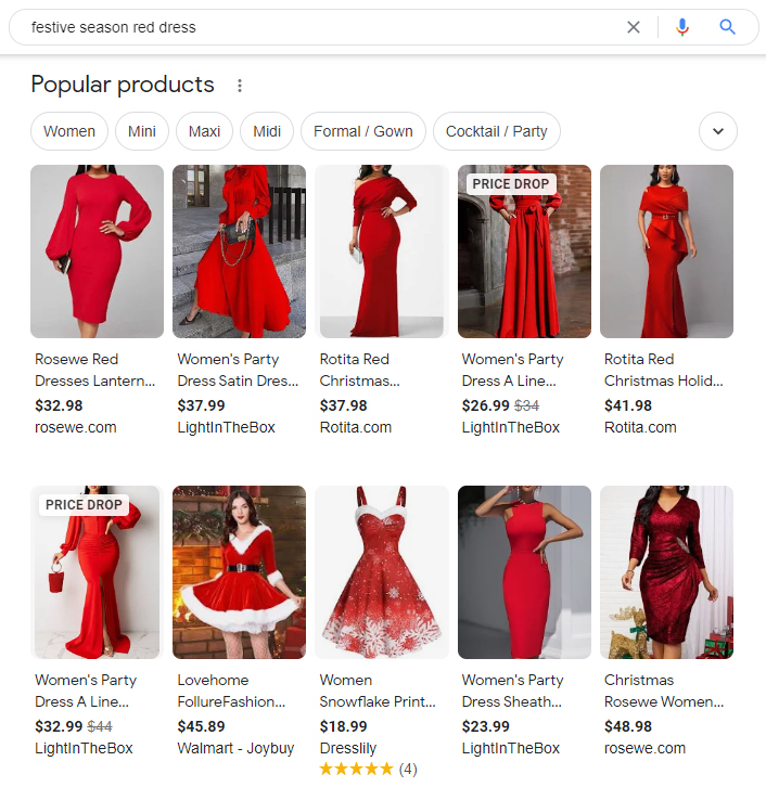 Google Shopping Ads Example